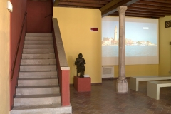 Area informativa al piano terra del Museo del Merletto di Burano