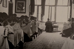 Foto storica della Scuola dei Merletti di Burano
